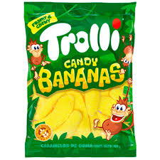 TROLLI Gummy Gelatin Bananas 100g